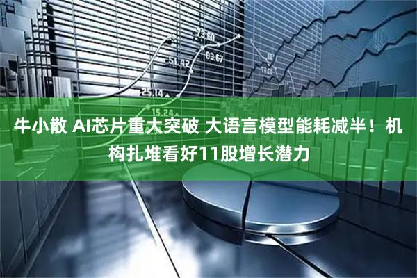 牛小散 AI芯片重大突破 大语言模型能耗减半！机构扎堆看好11股增长潜力