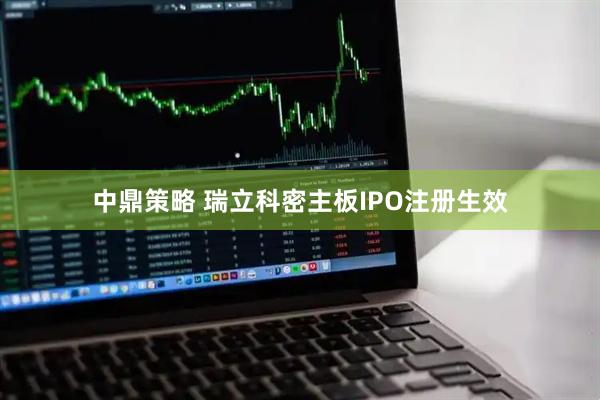 中鼎策略 瑞立科密主板IPO注册生效